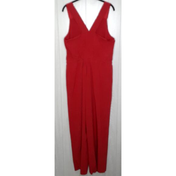 Athleta Savannah Jumpsuit in Red/ Orange Size 14 Style #798378 - Picture 3 of 9